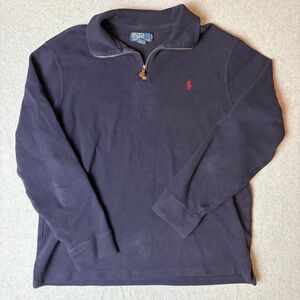 Polo Ralph Lauren Navy Quarter Zip Pullover Men’s Size XL